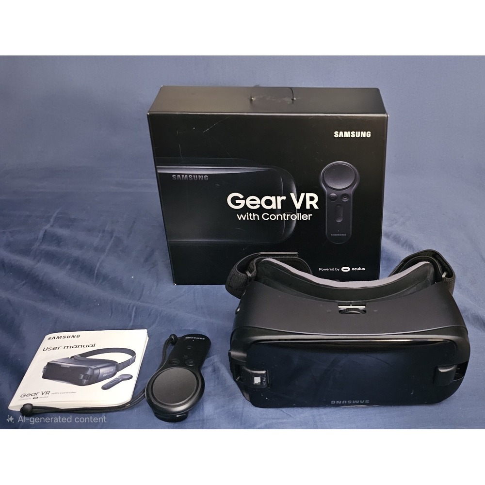 Samsung Gear VR with Controller Black Smartphone VR Headset
